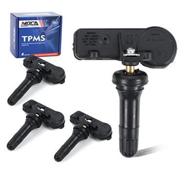 Imagem de Kit de sensor MOCA 4 peças 433 MHz Sistema de monitoramento de pressão de pneu (TPMS) serve para Chrysler 300 Town & Country, para Dodge Challenger Charger Durango, para Jeep Grand Cherokee, para Ram