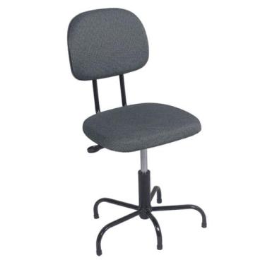 Imagem de Cadeira secretaria giratoria tropical  com L duplo o pistão e fixo não