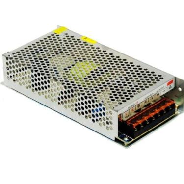 Imagem de Fonte Chaveada 10a 120w P/ Cftv Fita Led Som Automotivo 12v Bivolt - M