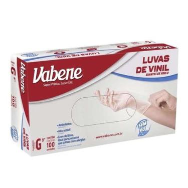 Imagem de Luvas de Vinil G Sem Pó 100uni - Vaben - Vabene