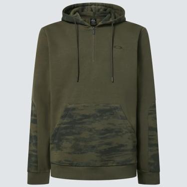 Imagem de Oakley Moletom com capuz e zíper 1/4 de camuflagem