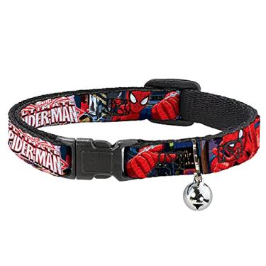 Imagem de Coleira de gato separável The Ultimate Spider Man Swinging City Poses 20 a 30 cm 0,5 cm de largura