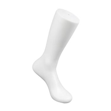 Imagem de Esquirla Exibição de pés de manequim de meia para crianças Modelo de pés falsos Loja de acessórios para casa Modelo de exibição de pés de meia para meias de, Branco 30cm