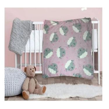 Imagem de Manta Cobertor Macio Para Bebê Confort Baby Hazime 110x90cm Antialergi