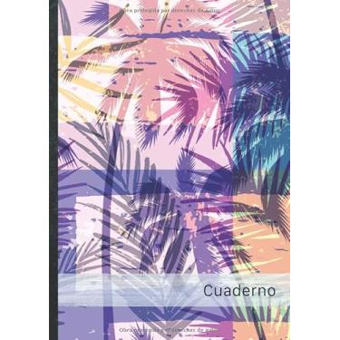 Imagem de Cuaderno: de notas con tapa blanda • Libreta de notas DIN A4 • Papel Blanco • 120 páginas numeradas • Bloc de Notas • Diseño „Modelo 132“