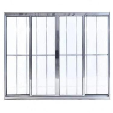 Imagem de VITRO 4F L-20mm C/ GRADE BRILHANTE - Inove Esquadrias