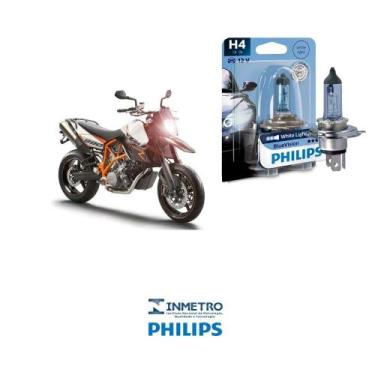 Imagem de Lâmpada Philips BlueVision H4 p/ KTM Supermoto 990 R