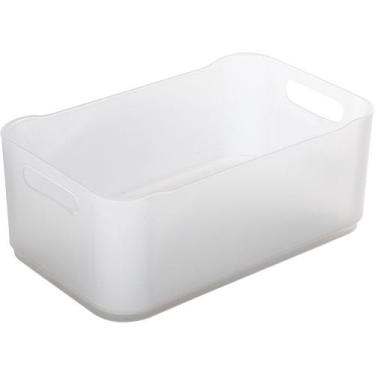 Imagem de Cesta Grande Fit Coza com Alça 10820 Azul, Natural