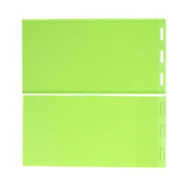 Imagem de GRCFUMO 2 PCS 5,4 mm Moldado de folha de cera de abelha, molde de prensa de padrão de silicone padrão, folhas de favo de mel dobráveis ​​fazendo molde para apicultor