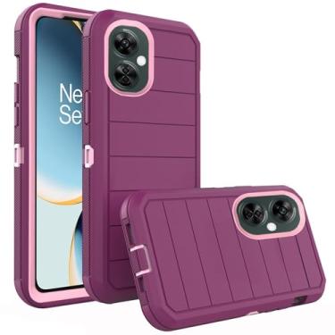 Imagem de Asuwish Capa de telefone para OnePlus Nord N30 5G/CE 3 Lite, capa de celular híbrida à prova de choque de grau militar, acessórios móveis de proteção robusta de corpo inteiro OPPO K11x/One Plus 1 1+ N