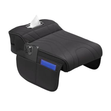 Imagem de Capa do apoio de braço, caixa de armazenamento do apoio de braço - Tampa da caixa de apoio de braço automático - Almofada do console central, bloco de repouso de braço automático multifuncional para a