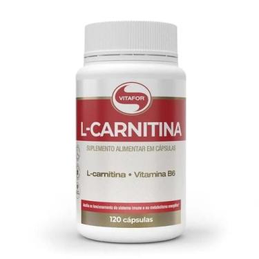 Imagem de L-carnitina - 120 cápsulas - vitafor