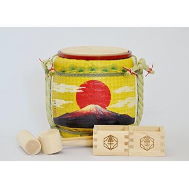 Imagem de Conjunto Mini Komodaru Sake-Barrel "The rising sun-Goraiko"