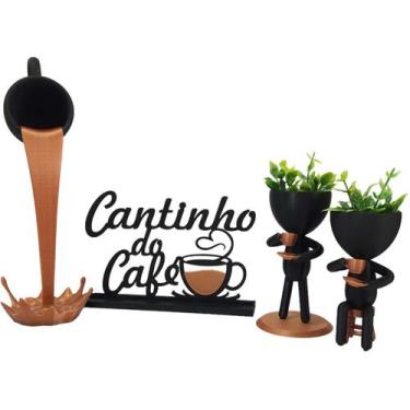 Imagem de Cantinho Do Café Flutuante Derramando Café Dolce Gusto Pt/Co - Ss3Dtek