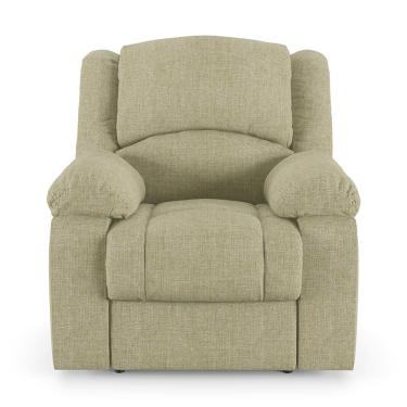 Imagem de Poltrona Do Papai Reclinável Sala De Cinema Barcelona Touch Linho Bege