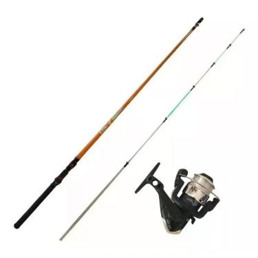 Imagem de Vara De Pesca Premium 2,10m + Molinete Com Carretel De Linha