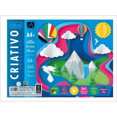 Imagem de Bloco Criativo A4 Tilibra - 320 X 235mm 120gr 32 Folhas