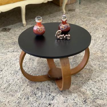 Imagem de Mesa De Centro E Lateral Pés Cebola 50x35cm Cor Preto