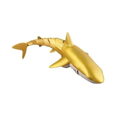 Imagem de Brinquedo Submarino Tubarão RC Com Controle Remoto, Luzes E Spray De Á