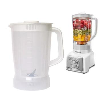 Imagem de Copo Liquidificador Mondial L1000 Translucido Branco, Bivolt