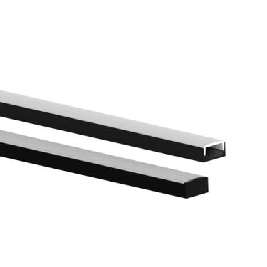 Imagem de PERFIL LED TASCHIBRA SOPÉ 16X9 SOBREPOR 9X16X2000MM PRETO FOSCO