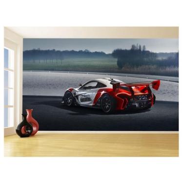 Imagem de Papel De Parede 3D Carro Mc Laren Pista Super 3,5M Car278 - Você Decor