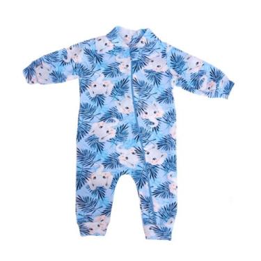 Imagem de Macacão de Zíper Elephant - A&A Baby, Azul, 1