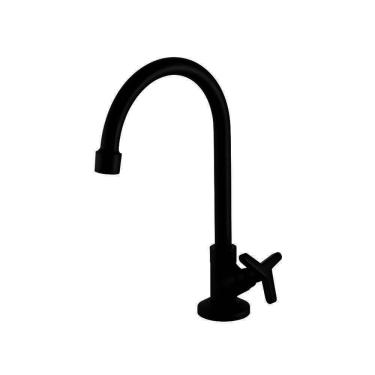 Imagem de Torneira para Banheiro Tríade Meber Metais Preto Matte