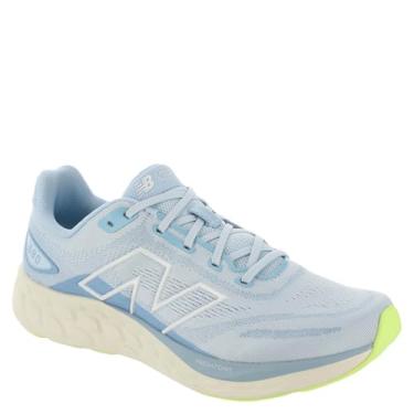Imagem de New Balance Tênis de corrida feminino Fresh Foam 680 V8, Azul pedreira/azul cromado/sal marinho, 9 Wide