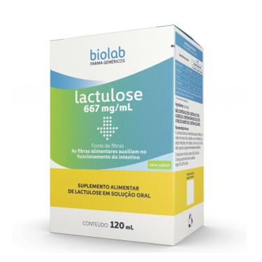 Imagem de Lactulose 667mg/ml Biolab Solução Oral 120ml