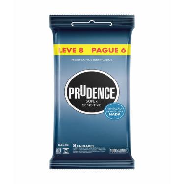 Imagem de Preservativo Prundence Super Sensitive 8 Unidades