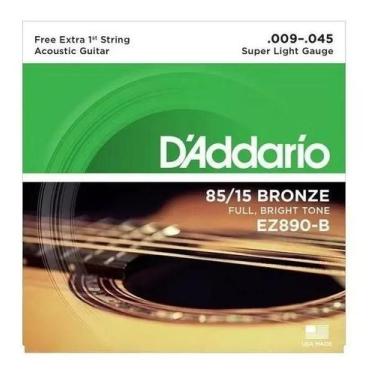 Imagem de Encordoamento Daddario -- Violão Aço .009 -- EZ-890 - Daddário