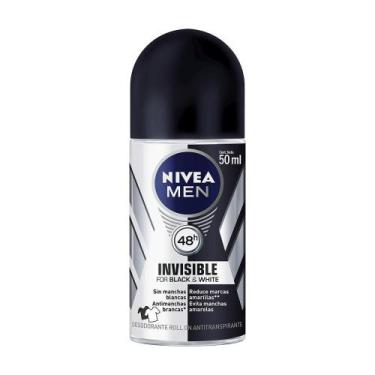 Imagem de Desodorante Masculino Nivea Men Invisible For Black & White Clear, Rol