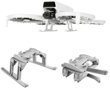 Imagem de LICHIFIT Trem de pouso dobrável para drone DJI FLIP com pernas estendidas para aumento de altura, suporte de elevação estilo trenó
