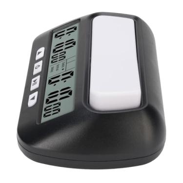 Imagem de Zerodis Timer de Relógio de Xadrez Digital Portátil Multifuncional, Fáceis de Configurar Timer Eletrônico Profissional de Xadrez para Jogadores de Todos Os Níveis de Habilidade, Alimentado por