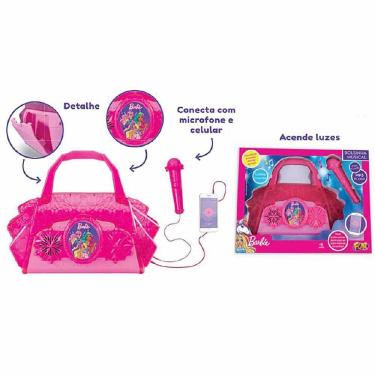 Imagem de Microfone com Bolsinha Musical - Barbie Dreamtopia - MP3 e Luzes - Fun Divirta-se
