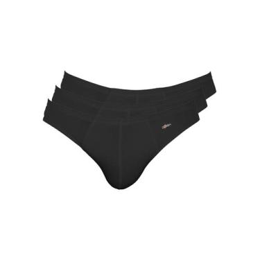 Imagem de Kit com 3 Cuecas Slip Zorba 772, Preto, P