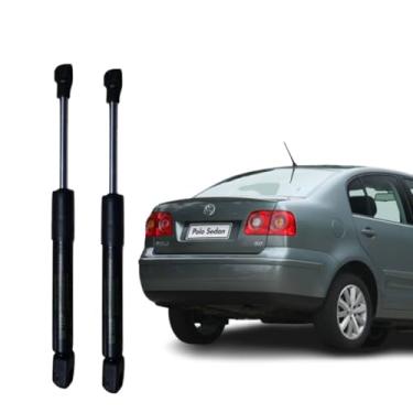 Imagem de Amortecedor de Porta-Malas Polo Sedan 2002, Par, 19,5-25,5 cm, Metal com Mola a Gás