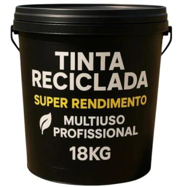 Imagem de Tinta óleo 18 litros piso preta/grafite parede reciclada para madeira ferro curral contra piso