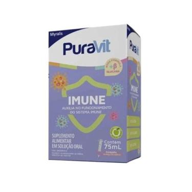Imagem de Suplemento Alimentar Puravit Imune 75ml Maça Verde - Myralis