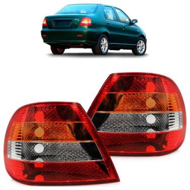 Imagem de Lanterna Traseira Siena 2001 A 2004 Tricolor - Automotive Imports, Dir