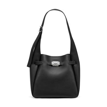 Imagem de DKNY Bolsa Bryar Hobo, preta/prata