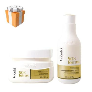 Imagem de Kit Sos Loiras Hobety Shampoo 300ml+Máscara 300g - Hobety Profissional