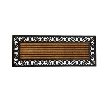 Imagem de Capacho Antiderrapante Fibra de Coco Horizontal 45x120cm - Kacyumara