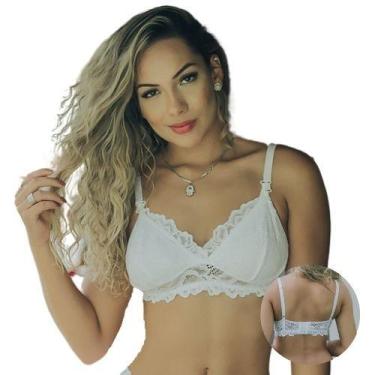 Imagem de Kit com 2 Soutien Amamentacao Sutia Amamentar Renda Gestante - Sou Gat