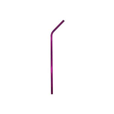 Imagem de Canudo de inox Curvo Roxo -  6mm - can.u.do