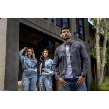 Imagem de Jaqueta Masculina Trich Jeans Cinza Resinado-Masculino