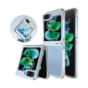 Imagem de Capa Slim Transparente Acrílica Anti-impacto Para Galaxy Z Flip 5 - SE
