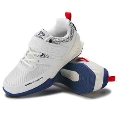 Imagem de Tênis masculino para halterofilismo – estabilidade de nível profissional para agachamentos e levantamento terra – aderência de alta tração, suporte de arco – calçado para levantamento de peso e