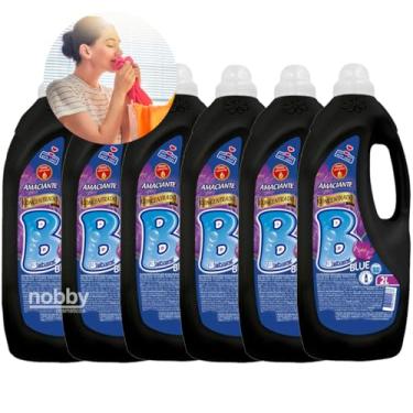 Imagem de Amaciante Blue Concentrado para Roupas, 2 Litros, Kit com 6 Unidades